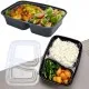 Caserole meniu cu 2 compartimente, 50 buc/set (capac inclus) Caserole meniu cu 2 compartimente, 50 buc/set (capac inclus)