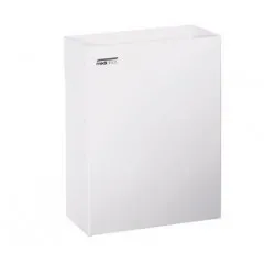 Cos de gunoi, otel vopsit alb, 25 L, Mediclinics, PP0279