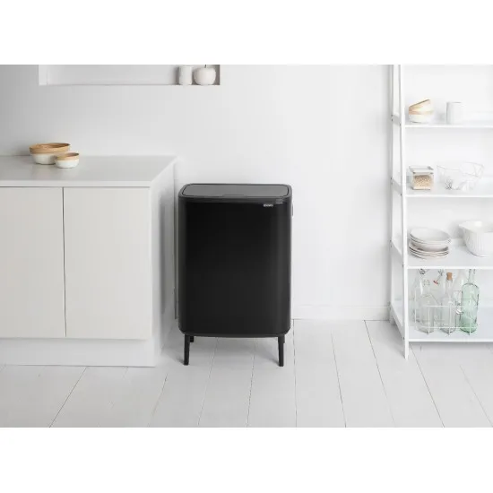 Cos gunoi Bo Touch Bin Hi, 60L - Negru Mat Cos gunoi Bo Touch Bin Hi, 60L - Negru Mat