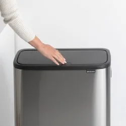 Cos gunoi Bo Touch Bin Hi, 60L - Otel Mat fara amprente