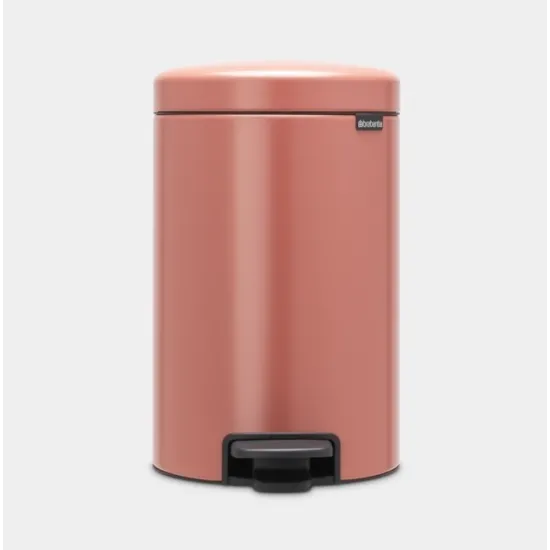 Cos gunoi cu pedala newIcon, 3L - Roz teracota Cos gunoi cu pedala newIcon, 3L - Roz teracota