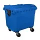 Container HDPE CLF 1100L cu capac plat - Transportul NU este inclus Container HDPE CLF 1100L cu capac plat - Transportul NU este inclus