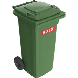 Europubela din material plastic, 120 L, culoare verde, SULO - Transport inclus Europubela din material plastic, 120 L, culoare verde, SULO - Transport inclus