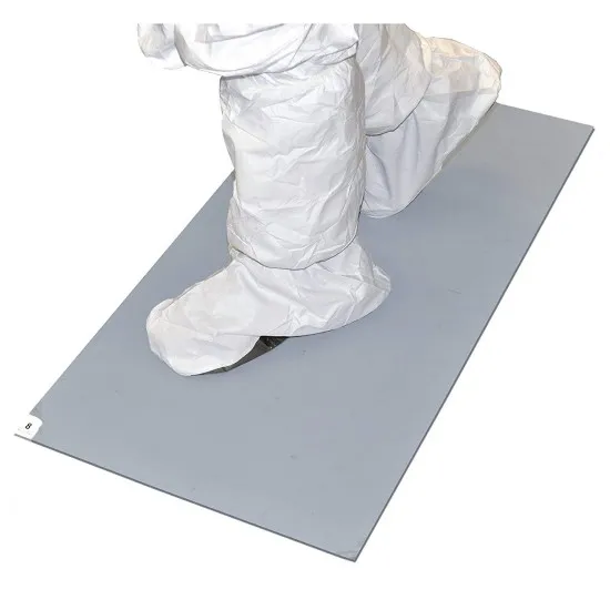 Covoras antibacterian tratat cu proprietăți dezinfectante Sticky Mat, 60 x 90 cm, 30 foi, gri Covoras antibacterian tratat cu proprietăți dezinfectante Sticky Mat, 60 x 90 cm, 30 foi, gri
