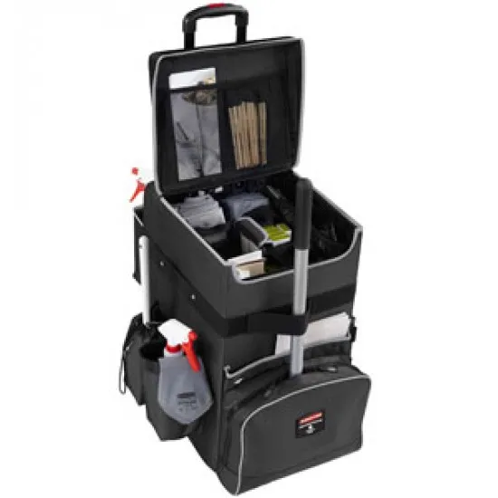 Carucior curatenie interventie rapida, mare, gri, RUBBERMAID Carucior curatenie interventie rapida, mare, gri, RUBBERMAID