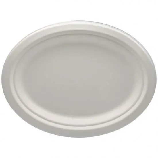 Platou Oval Bio 26*20 CM, P020, 50 buc/set