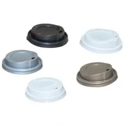 Capac din plastic 7 OZ / 7.5 OZ pentru bauturi calde, 100 buc/set Capac din plastic 7 OZ / 7.5 OZ pentru bauturi calde, 100 buc/set