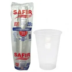 Pahare Plastic 250 CC, ECO, 50 buc/set Pahare Plastic 250 CC, ECO, 50 buc/set