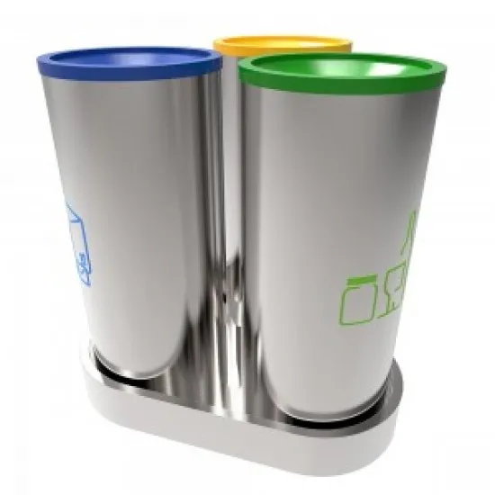 AARHUS A Cosuri moderne pentru colectare selectiva din metal sau otel inoxidabil AARHUS A Cosuri moderne pentru colectare selectiva din metal sau otel inoxidabil