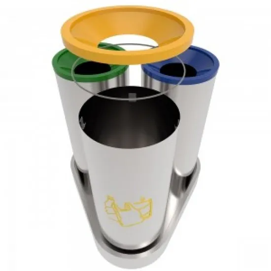 AARHUS A Cosuri moderne pentru colectare selectiva din metal sau otel inoxidabil AARHUS A Cosuri moderne pentru colectare selectiva din metal sau otel inoxidabil