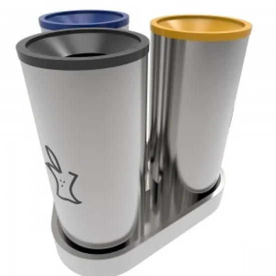 AARHUS A Cosuri moderne pentru colectare selectiva din metal sau otel inoxidabil AARHUS A Cosuri moderne pentru colectare selectiva din metal sau otel inoxidabil