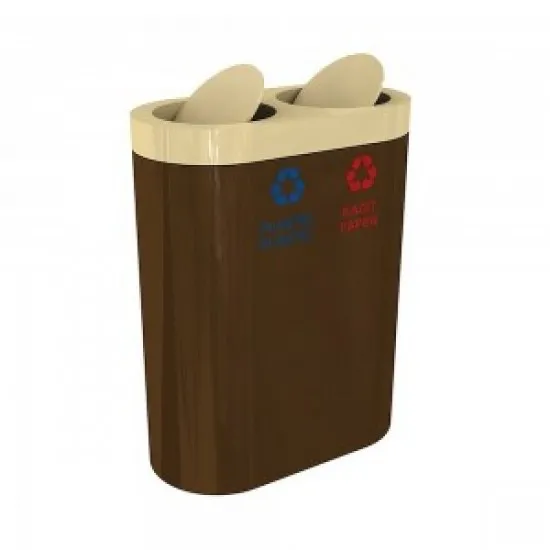 COPENHAGEN B Cosuri pentru colectare deseuri pentru zonele publice; 4x40L, metalic, 124x33x80 cm COPENHAGEN B Cosuri pentru colectare deseuri pentru zonele publice; 4x40L, metalic, 124x33x80 cm