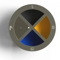 GENEVE AM Cosuri reciclare cu design modern din metal cu compartiment pentru tigari GENEVE AM Cosuri reciclare cu design modern din metal cu compartiment pentru tigari