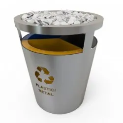 GENEVE SS Set de reciclare cu look modern din otel inoxidabil si pietre decorative GENEVE SS Set de reciclare cu look modern din otel inoxidabil si pietre decorative