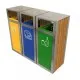 KUOKIO AS Set moderna de reciclare cu decor din lemn KUOKIO AS Set moderna de reciclare cu decor din lemn