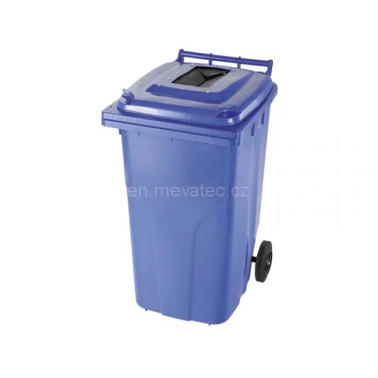 Europubela plastic albastru 240 L - separare hartie SULO - Transport inclus Europubela plastic albastru 240 L - separare hartie SULO - Transport inclus