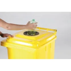 Europubela plastic galben, 240 L - separare materiale plastice, SULO - Transport inclus Europubela plastic galben, 240 L - separare materiale plastice, SULO - Transport inclus