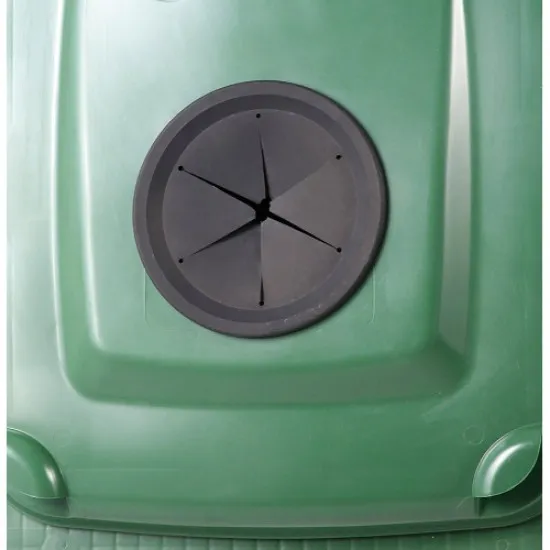 Europubela plastic verde, 120 L - separare sticla MEVATEC- Transport inclus