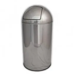 RESIGILAT 1 - Cos gunoi PUSH, inox, 35 L