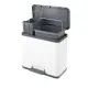 Cos Gunoi Hailo-Germania ProfiLine Solid Oko Duo, 9L + 17L