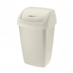 Cos gunoi plastic alb Durapol, 25 L