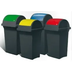 Cos gunoi TATA 50 L, colectarea selectiva - pret per bucata