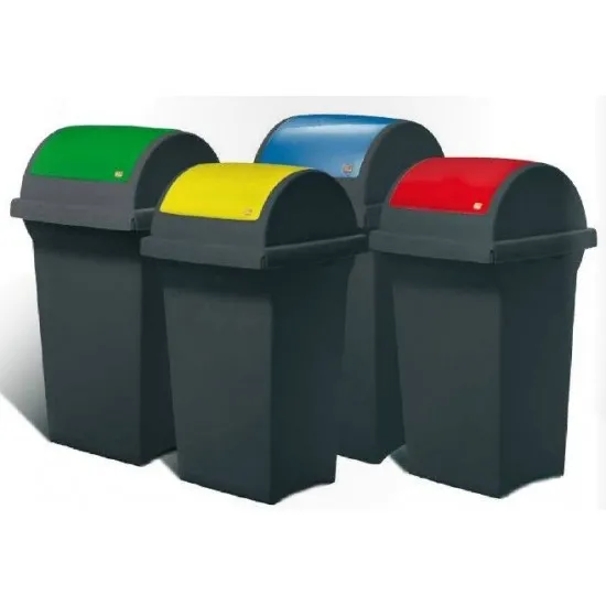 Cos gunoi TATA 50 L, colectarea selectiva - pret per bucata