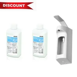 Pachet 1 Dozator Dermados si 2 Dezinfectanti 500ml maini Ecolab Skinman Pachet 1 Dozator Dermados si 2 Dezinfectanti 500ml maini Ecolab Skinman