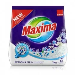 Detergent pudra Sano Maxima Mountain Fresh (20sp) 2kg Detergent pudra Sano Maxima Mountain Fresh (20sp) 2kg