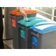 Coş de gunoi Eco Sort 73L - capacele se achizitioneaza separat!
