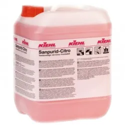 SANPURID CITRO - Detergent sanitar pentrut depunerile de calcar, piatra ureica si sapun, 10L, Kiehl