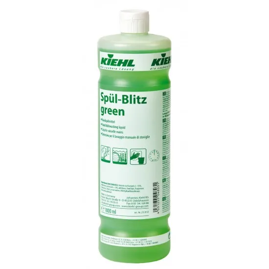 SPUL BLITZ GREEN-Detergent pt vesela cu efect de luciu dupa uscare, pt toate supraf din bucatarie, 1L, Kiehl SPUL BLITZ GREEN-Detergent pt vesela cu efect de luciu dupa uscare, pt toate supraf din bucatarie, 1L, Kiehl
