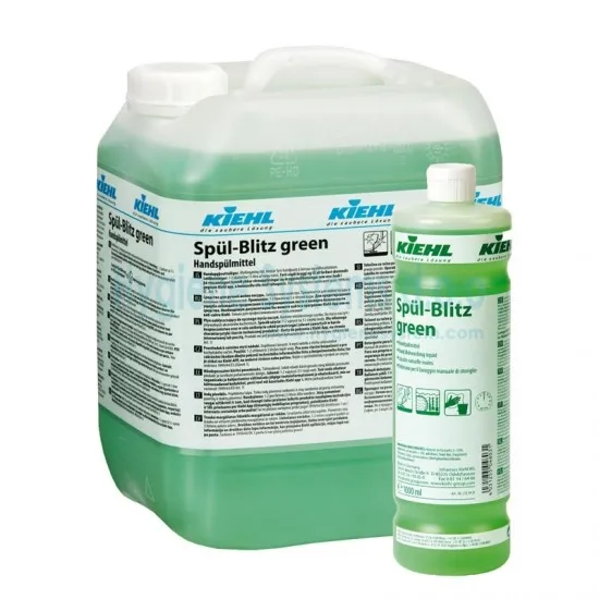 SPUL BLITZ GREEN-Detergent pt vesela cu efect de luciu dupa uscare, pt toate supraf din bucatarie, 1L, Kiehl SPUL BLITZ GREEN-Detergent pt vesela cu efect de luciu dupa uscare, pt toate supraf din bucatarie, 1L, Kiehl