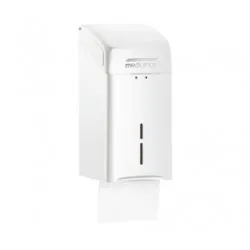 Dispenser hartie igienica pliata, otel, alb, Mediclinics