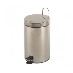 Cos gunoi circular cu pedala, inox finisaj satinat, 3 L, Mediclinics Cos gunoi circular cu pedala, inox finisaj satinat, 3 L, Mediclinics