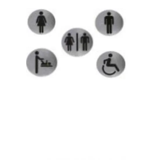 Semnalistica toaleta: dizabilitati/barbati/femei/mama&copilul, inox, Mediclinics Semnalistica toaleta: dizabilitati/barbati/femei/mama&copilul, inox, Mediclinics