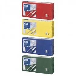 Servetele masa colorate Tork 33 x 33 cm, 200 buc/pachet Servetele masa colorate Tork 33 x 33 cm, 200 buc/pachet