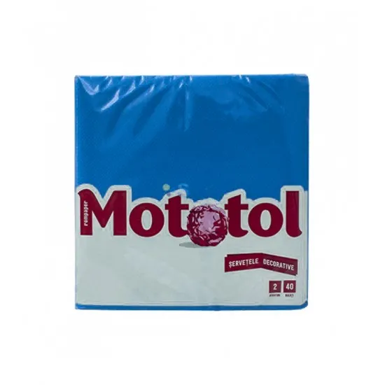 Servetele de masa 33x33cm albastru intens, 2 straturi, Mototol, 40 buc/pac Servetele de masa 33x33cm albastru intens, 2 straturi, Mototol, 40 buc/pac