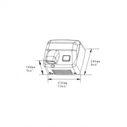 Uscator maini inox Alb 2500W, Limpio Uscator maini inox Alb 2500W, Limpio