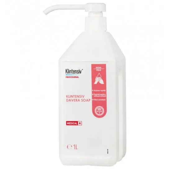 DAVERA® SOAP – Sapun dezinfectant clorhexidina 2%, 1 litru