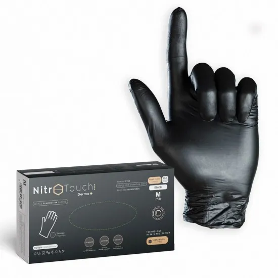Manuși Nitril Nitro Touch Derma - Negru Manuși Nitril Nitro Touch Derma - Negru