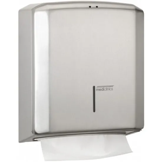 Dispenser prosoape hartie pliate, inox satinat, Mediclinics Dispenser prosoape hartie pliate, inox satinat, Mediclinics
