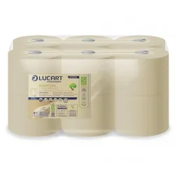 Hartie igienica 2 straturi EcoNatural L-ONE MINI 180 LUCART, 800 portii/ role, 12 role/ pachet