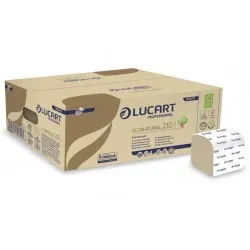 Hartie igienica pliata Econatural, 210 buc/ pachet, 40 pachete/bax, 811A74, Lucart