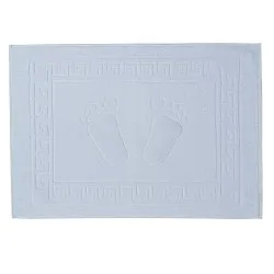 Prosop - covoras de picioare, Cu Model Grecesc alb, 50×70cm – 700 g/mp Prosop - covoras de picioare, Cu Model Grecesc alb, 50×70cm – 700 g/mp