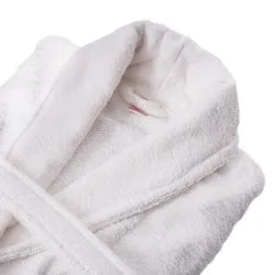 Halat de baie, pentru hotel, 100% bumbac, culoare alb, 380 grame Halat de baie, pentru hotel, 100% bumbac, culoare alb, 380 grame