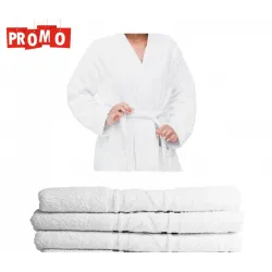 Pachet 1 halat, 1 covor baie si 2 prosoape Pachet 1 halat, 1 covor baie si 2 prosoape