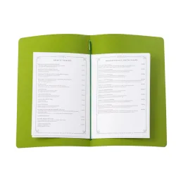 Mapa meniu A4+, EcoLeather, piele ecologica interior/exterior, lavabila, verde Mapa meniu A4+, EcoLeather, piele ecologica interior/exterior, lavabila, verde