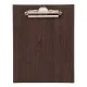 Mapa meniu minibar A5+, Wood, din piele PU interior/exterior, lavabila, maro Mapa meniu minibar A5+, Wood, din piele PU interior/exterior, lavabila, maro