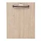 Mapa meniu cafenele A5+, Wood, piele PU interior/exterior, lavabila, bej